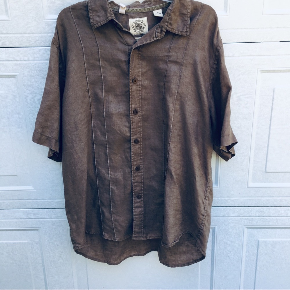 EUC PUSSERS WEST INDIES LINEN SHIRT SIZE XL